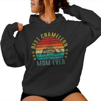Best Chameleon Mom Ever Retro Women Hoodie - Thegiftio UK