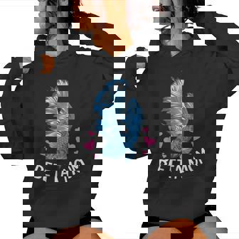 Betta Mom Betta Fish Lover Betta Fish Mom Betta Fish Girl Women's Hoodie - Monsterry