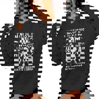 His Biggest Fan Powerlifting Mom Of A Powerlifter Mama Women Hoodie - Thegiftio UK