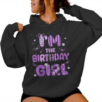 Im The Birthday Girl Rabbit Family Party Decorations Women Hoodie - Thegiftio UK