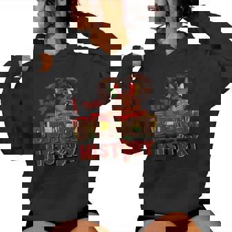 I Am Black History Month African American Afro Hair Girls Women Hoodie | Mazezy