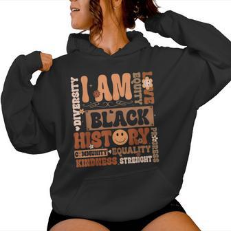 I Am Black History Black History Month Girl Kid Women Hoodie - Thegiftio UK