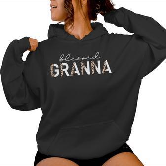 Blessed Granna Grandma For Grandma Women Hoodie - Thegiftio UK