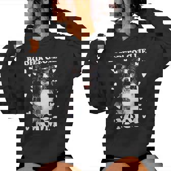 Border Collie Mom Mummy Mama Mum Mommy Mother Women Hoodie - Seseable