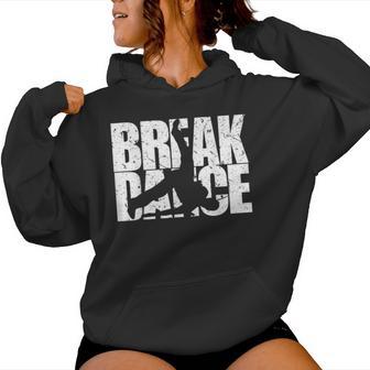 Break Dance Hip Hop Retro Molino Deiento Regalo Niños Bboy Bgirl Sudadera con capucha para mujer - Regaloses
