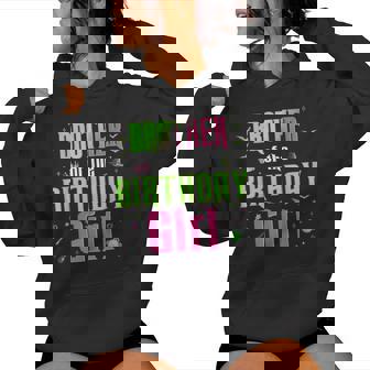 Brother Of The Birthday Girl Matching Witch Family Party Women's Hoodie - Monsterry