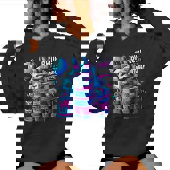 Bruh Its My Birthday Llama Pinata Family Party Boys Girls Women Hoodie | Mazezy