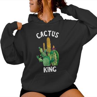 Cactus King Cactus Cactus Gardener Plants Cactus Kapuzenpullover für Damen - Geschenkecke