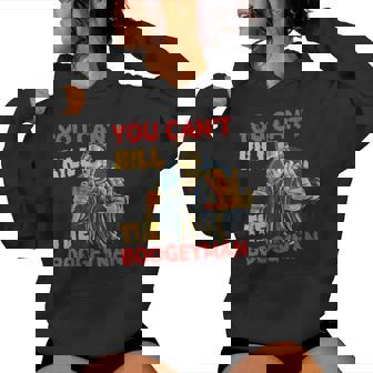 You Can't Kill The Boogeyman Halloween Women's Hoodie - Monsterry