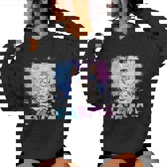 Cat Heart Shape For Girls Kids Women Men Karma Women's Hoodie - Monsterry