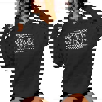 Checkered Mama Black White Mother's Day Women Hoodie - Thegiftio UK