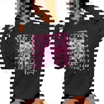 Cheer Mom Cheerleader Coquette Bow Mom Women Hoodie - Thegiftio