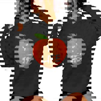 I Choose The Sweet Peachy Life Cause It's Better Fun Sweat à capuche femme - Cadeauxyz
