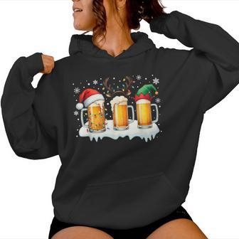 Christmas Outfit Beer Party Outfit Beer Beer Glasses Kapuzenpullover für Damen - Geschenkecke