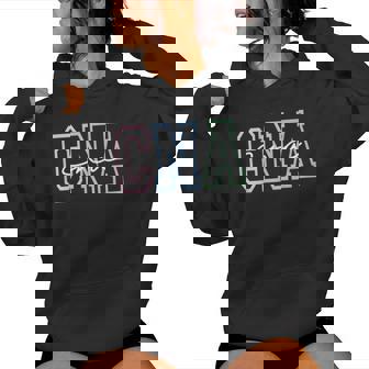 Cna For Nursing Assistants Healthcare Rn Women Hoodie - Monsterry