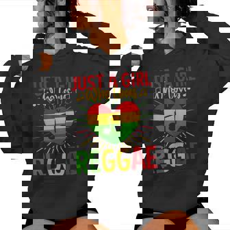 Cool Reggae For Girls Rasta Jamaican Music Rastafari Women Hoodie - Monsterry