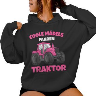 Coole Mädels Driving Tractor Children's Girls' Kapuzenpullover für Damen - Geschenkecke