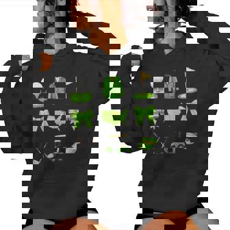 Coquette Bow Masters Golf Tournament Graphic For Girls Women Hoodie - Thegiftio UK