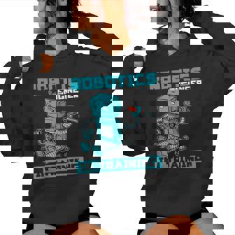 Cute Future Robotics Engineer Boy Girl Robot Women's Hoodie - Monsterry