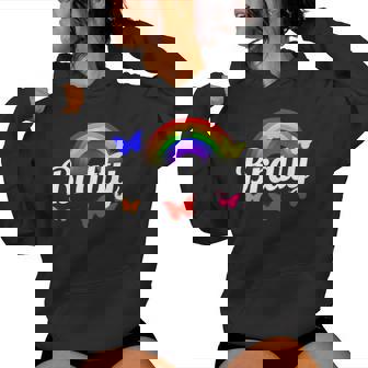 Cute Kidcore Art Baby Girl Kink Spoiled Bratty Sub Brat Women's Hoodie - Monsterry