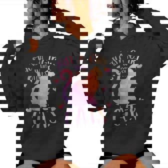 Cute Watercolor Cat Lover Sweat à capuche femme - Cadeauxyz