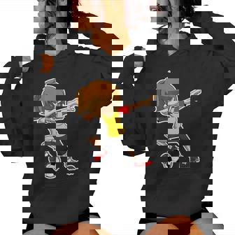 Dabbing Soccer Girl Belgium Jersey Belgian Kids Dab Women's Hoodie - Monsterry
