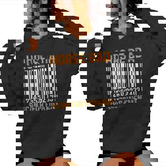 Dad Of Horse Lover Equestrian Horseback Rider Horse Riding Women Hoodie - Thegiftio UK
