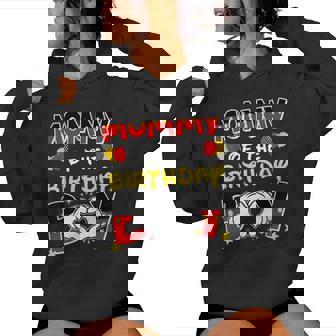 Dad And Mom Mommy Of The Birthday Boy Family Party Decor Women Hoodie - Thegiftio