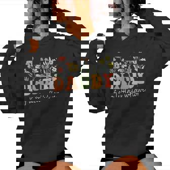 Daddy Of A Little Wildflower Girls Family Matching Women Hoodie - Seseable
