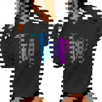 Dance Tap T-Shirt Girl Teen Woman Colorful Pink Blue Purple Women's Hoodie - Monsterry