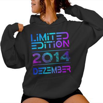 December 2014 Boy Girl 9Th Birthday Limited Edition Kapuzenpullover für Damen - Geschenkecke