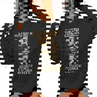 December 54th Birthday Men Women 1970 Awesome Teddy Bear Women's Hoodie - Monsterry