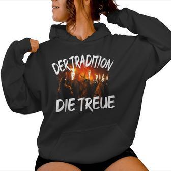 Demon Man Woman Child Bartl Costume Saying Krampus Tradition Kapuzenpullover für Damen - Geschenkecke