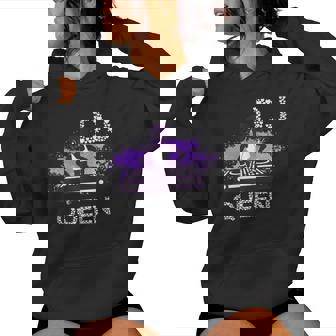 Dj Queen Tourne-Disque Edm Music Dance Club Sweat à capuche femme - Cadeauxyz
