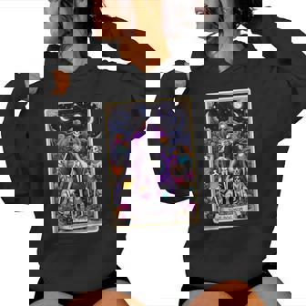 The Dog Mom Skeleton Tarot Card Mother's Day Women Hoodie - Seseable