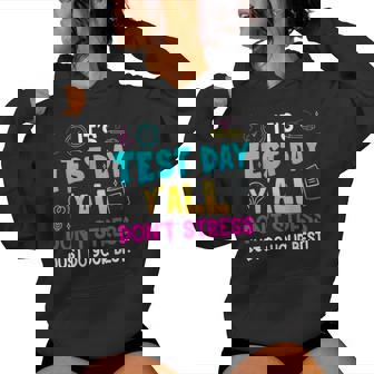Dont Stress Do Your Best Testing Day Teachers Boys Girls Women Hoodie - Monsterry