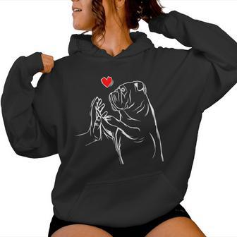 English Bulldog Love Bully Woman Kapuzenpullover für Damen - Geschenkecke