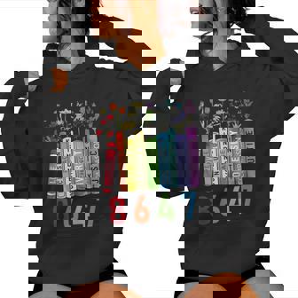 Equal Rights Book Flower Anti Trump Feminist Rights Women Hoodie - Monsterry