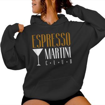 Espresso Martini Club Coffee Cocktail Cafe Coffee Bar Team Kapuzenpullover für Damen - Geschenkecke