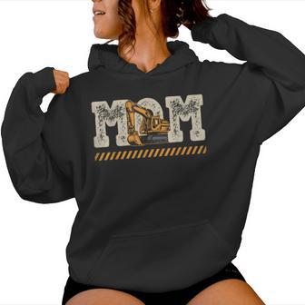 Excavator Mom Mother's Day Construction Mother Birthday Women Hoodie - Thegiftio UK