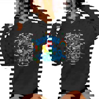 Family Autism Support Squad Autism Awareness Sped Teacher Women Hoodie | Mazezy