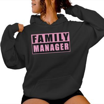 Family Manager Mother's Day Women Hoodie - Thegiftio UK