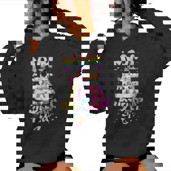 Family Mom Of The Birthday Girl Squish Birthday Squad Mallow Women Hoodie - Seseable