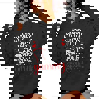 My Favorite Baseball Player Gammy Baseball Gammy Grandma Women Hoodie - Seseable
