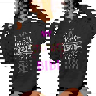 My Favorite People Call Me Bibi For Mothers Women Women Hoodie - Seseable