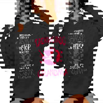 My Favorite Taekwondo Fighter Grandma Taekwondo Grandma Women Hoodie - Thegiftio