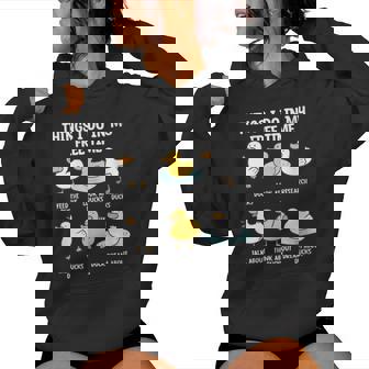Feed Ducks Talk About Ducks Women's Hoodie - Monsterry