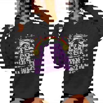 I Feel Better When I'm Dancing Ballet Dancer Girl Groovy Y2k Women Hoodie - Thegiftio UK