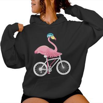 Flamingo Bicycle Bike Flamingo Kapuzenpullover für Damen - Geschenkecke