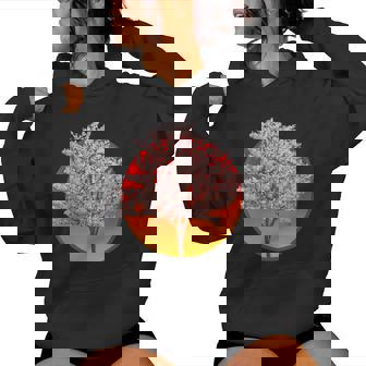 Fleurs De Cerisier Japonaises Des Années 80 Sweat à capuche femme - Cadeauxyz